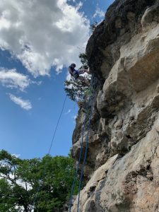 Rock Rappelling at Lake of the Ozarks